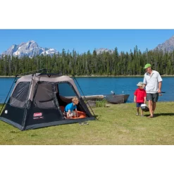 Coleman 4-Person Cabin Camping Tent With Instant Setup -Coleman 2000007830 LS