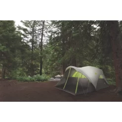 Coleman 6-Person Steel Creek™ Fast Pitch™ Dome Camping Tent With Screen Room, Green -Coleman 2000018059 active
