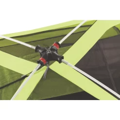 Coleman 6-Person Steel Creek™ Fast Pitch™ Dome Camping Tent With Screen Room, Green -Coleman 2000018059 poles