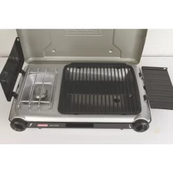 Coleman Deluxe Tabletop Propane 2-in-1 Grill/Stove, 2-Burner -Coleman 2000020925 r 06
