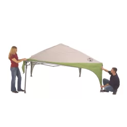Coleman 10 X 10 Canopy Sun Shelter With Instant Setup -Coleman 2000023970 setup 2
