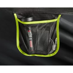 Coleman 6-Person Dark Room Sundome Tent -Coleman 2000032254 coleman dark room tent 6p interior pocket with props green turquoise detail 15B15D