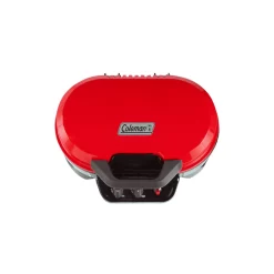 Coleman RoadTrip® 225 Portable Tabletop Propane Grill -Coleman 2000033047 225 Table Top Coleman Red Overhead Grill Closed20copy
