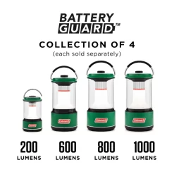 Coleman 1000 Lumens LED Lantern With BatteryGuard™, Green 13 Coleman 1000 Lumens LED Lantern With BatteryGuard™, Green -Coleman 2000033983 6 ATF