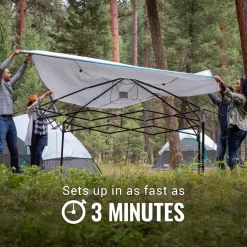 Coleman OneSource™ 10 X 10 Canopy Shelter With LED Lighting & Rechargeable Battery -Coleman 2000035460 OneSource ATF 6 1