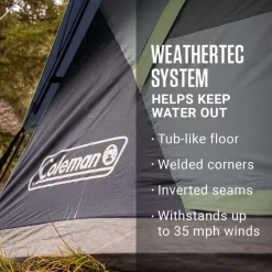 Coleman 6-Person Skydome™ Camping Tent -Coleman 2000035800 GSM ATF 4 1