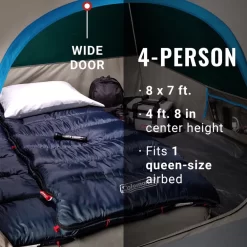 Coleman 4-Person Skydome™ Camping Tent -Coleman 2000035801 GSM ATF 5 1