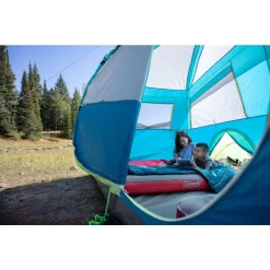 Coleman Kids 50°F Cool-Weather Sleeping Bag, Teal -Coleman 2018 Montana 110 Lifestyle