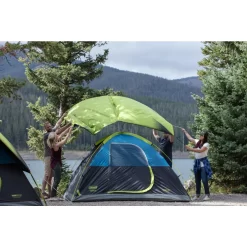Coleman 4-Person Dark Room Sundome Tent -Coleman 2018 Montana 455 Lifestyle