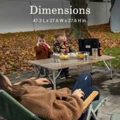 Coleman Living Collection Folding Table -Coleman 2149987 LivingCollection FoldingTable ATF5