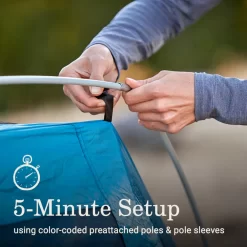 Coleman Skydome™ 6-Person Screen Room Camping Tent With Dark Room™ Technology -Coleman 2155647 ATF3