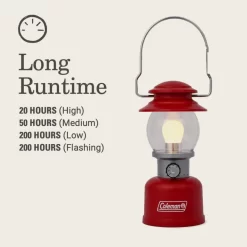 Coleman Classic 500 Lumens LED Lantern, Red -Coleman 2155764 ATF3