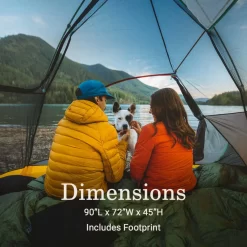 Coleman PEAK1™ 3-Person Backpacking Tent​ -Coleman 2155772 ATF6