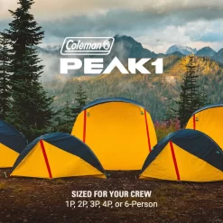 Coleman PEAK1™ 4-Person Dome Tent​ -Coleman 2155774 ATF7