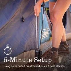 Coleman Skydome™ XL 10-Person Camping Tent With Dark Room™ Technology -Coleman 2155783 ATF3