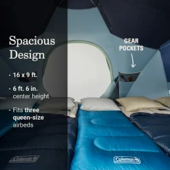 Coleman Skydome™ XL 10-Person Camping Tent With Dark Room™ Technology -Coleman 2155783 ATF4