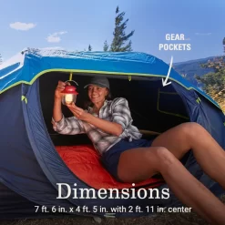 Coleman 2-Person Camp Burst™ Pop-Up Tent With Dark Room™ Technology -Coleman 2155786 ATF5 1