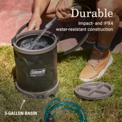 Coleman OneSource Rechargeable Built-In Pump Camp Shower Sprayer -Coleman 2156373 ATF3