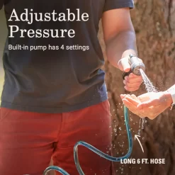 Coleman OneSource Rechargeable Built-In Pump Camp Shower Sprayer -Coleman 2156373 ATF5