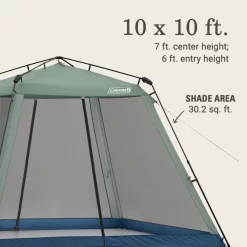 Coleman Skylodge™ 10 X 10 Instant Screen Canopy Tent 14 Coleman Skylodge™ 10 X 10 Instant Screen Canopy Tent -Coleman 2156423 ShelterSkylodgeScreenhouse 10x10 ATF6