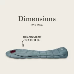 Coleman Tidelands™ 50° Mummy Sleeping Bag -Coleman 2158163 ATF5