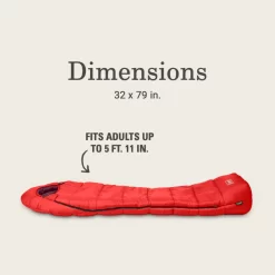 Coleman Tidelands™ 40° Mummy Sleeping Bag -Coleman 2158201 ATF5
