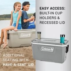 Coleman 316 Series 70-Quart Hard Chest Cooler|-|Glacière Coffre Rigide 70-Quart 316 Series -Coleman CAN 3000006574 7E 7ELifestyle2 20Rock