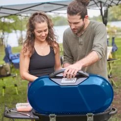 Coleman RoadTrip® X-Cursion 2 Burner Propane Gas Portable Grill -Coleman Coleman 2000037242 X CursionGrill Blue ATF8