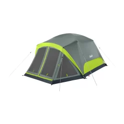 Coleman Skydomeâ„¢ 4-Person Camping Tent With Screen Room, Rock Grey