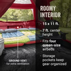 Coleman Skylodge™ 12-Person Camping Tent, Blackberry -Coleman Coleman 2000037534 Skylodge 12P ATF6