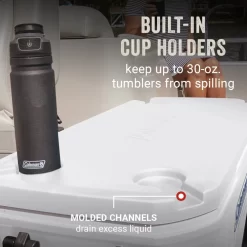 Coleman 316 Series™ 100-Quart Marine Wheeled Cooler -Coleman Coleman 316 Series 100QT Marine ATF5