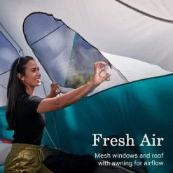 Coleman Blue Springs II™ 8-Person Camping Tent -Coleman Coleman BlueSpringsTents 8P StormGray ATF6