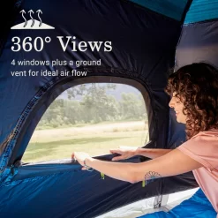 Coleman® Camp Burst™ 4-Person Dark Room™ Camping Tent 11 Coleman® Camp Burst™ 4-Person Dark Room™ Camping Tent -Coleman Coleman CampBurstTents 4P DarkRoom ATF5