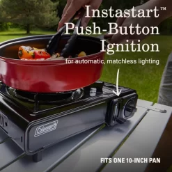 Coleman Classic 1-Burner Butane Camping Stove -Coleman Coleman Classic 1BurnerButaneCampingStove ATF5