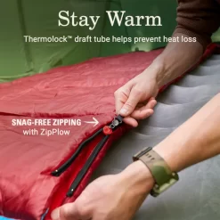 Coleman Flatlands™ 45°F Big & Tall Sleeping Bag 11 Coleman Flatlands™ 45°F Big & Tall Sleeping Bag -Coleman Coleman Flatlands SleepingBags 45F Red BT ATF4