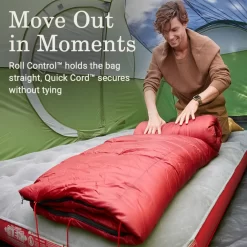 Coleman Flatlands™ 45°F Big & Tall Sleeping Bag 12 Coleman Flatlands™ 45°F Big & Tall Sleeping Bag -Coleman Coleman Flatlands SleepingBags 45F Red BT ATF5