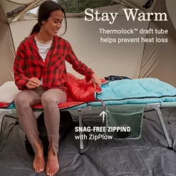 Coleman Flatlands™ 50°F Sleeping Bag -Coleman Coleman Flatlands SleepingBags 50F BlueHydrangea ATF3