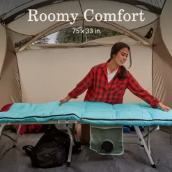 Coleman Flatlands™ 50°F Sleeping Bag -Coleman Coleman Flatlands SleepingBags 50F BlueHydrangea ATF5