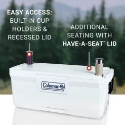 Coleman 316 Series™ 150-Quart Marine Hard Cooler -Coleman Coleman MtLoganATF 3000006126 05 1