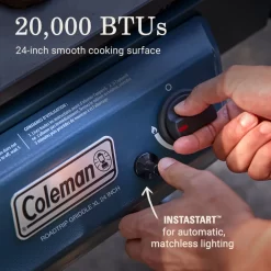 Coleman RoadTrip™ Griddle XL -Coleman Coleman RoadtripGriddle 24Slate ATF4