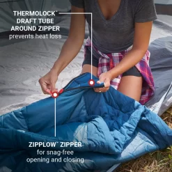 Coleman Kompact™ 40°F Big & Tall Contour Sleeping Bag 12 Coleman Kompact™ 40°F Big & Tall Contour Sleeping Bag -Coleman Coleman SleepingBagContour40D Space ATF5