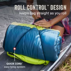 Coleman Kompact™ 40°F Big & Tall Contour Sleeping Bag 13 Coleman Kompact™ 40°F Big & Tall Contour Sleeping Bag -Coleman Coleman SleepingBagContour40D Space ATF6