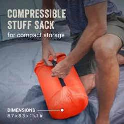 Coleman Kompact™ 40°F Rectangle Sleeping Bag -Coleman Coleman SleepingBagRectangle 40D TigerLily ATF3