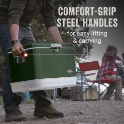 Coleman Vintage 54-Quart Steel Belted® Cooler -Coleman Coleman SteelBelted VintageGreen ATF3