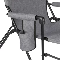 Coleman Forester Series Deck Chair -Coleman HKDDeckChair CationicGrey Cupholder20Feature 2000035920