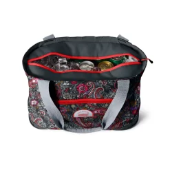 Vera Bradley + Coleman® 28-Can Soft Cooler Tote -Coleman OUTLANDER20SOFT20COOLER2028CAN20TT20VB20PAS PROPPED v2