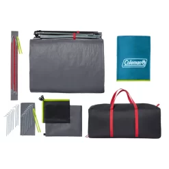 Coleman Skydome™ XL 10-Person Camping Tent With Dark Room™ Technology -Coleman Skydome20XL20Darkroom 10P Overhead Contents v2