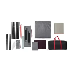 Coleman Skylodge™ 8-Person Camping Tent, Blackberry -Coleman Tent8P Cabin Conv ISR BB Overhead Content