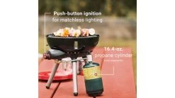 Coleman 4-in-1 Portable Propane Gas Cooking System -Coleman opplanet coleman 4 in 1 portable propane gas cooking system black 2000035015 av 5