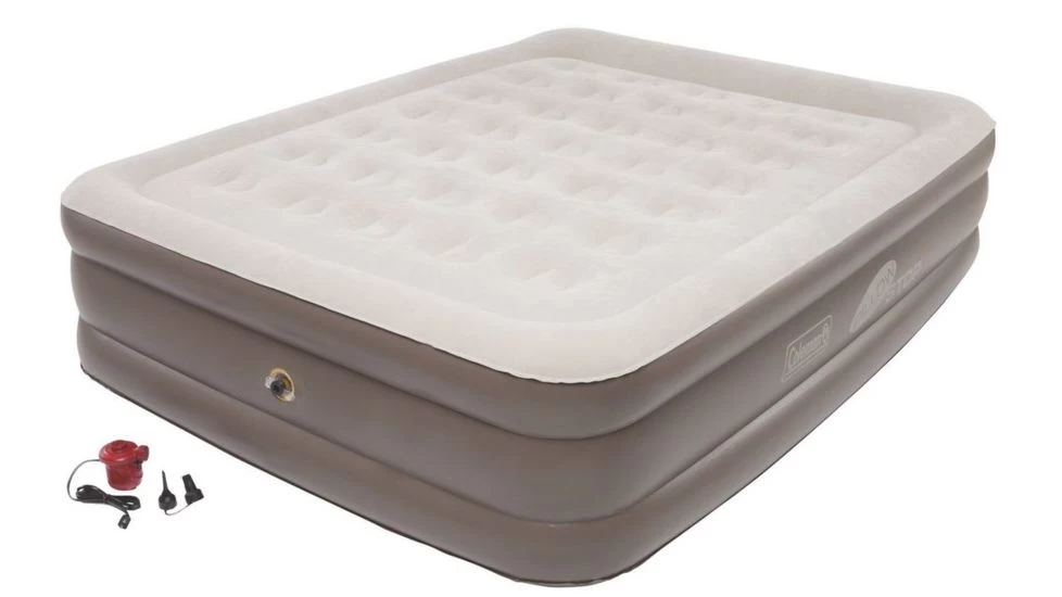 Coleman Airbed Double High PillowStop Air Mattress W/ 120V Pump Combo 4 Coleman Airbed Double High PillowStop Air Mattress W/ 120V Pump Combo - Image 2